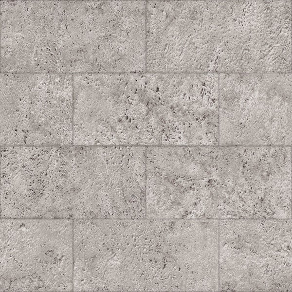 Origin Wallcoverings Tapete Stein-Optik Hellgrau - 53 cm x 10.05 m - 347581