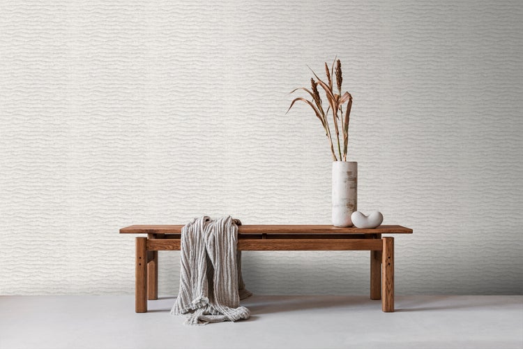 Sanders und Sanders Tapete Uni Hellgrau - 53 cm x 10 m - 640086