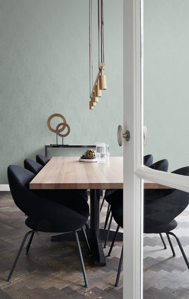 Origin Wallcoverings Tapete Blätter Hellblau - 53 cm x 10.05 m - 347711