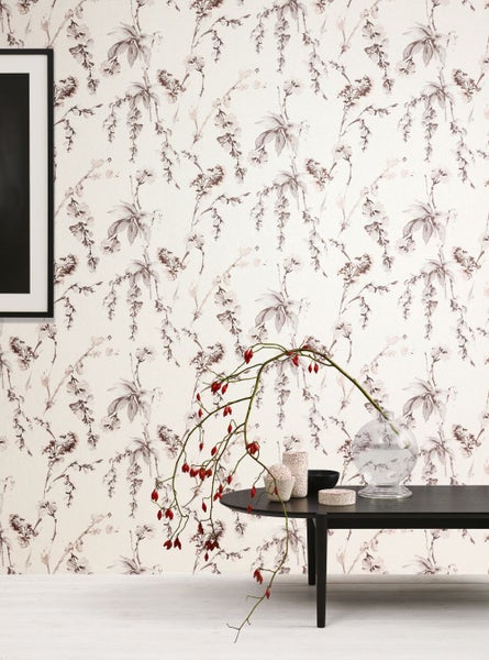 Masureel Tapete Blumen Beige - 53 cm x 10.05 m - 631953