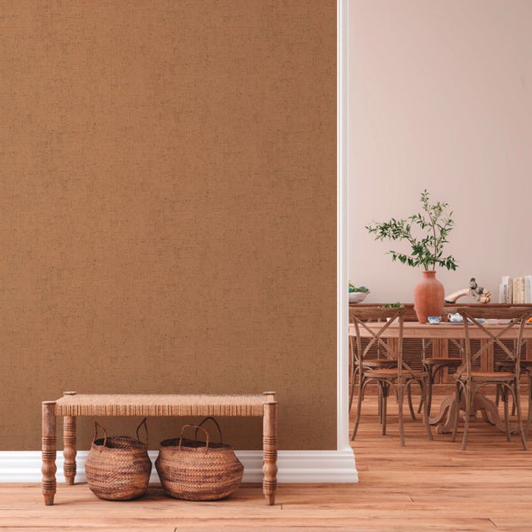 Beispielszene mit Wandtapete, Teppich und passenden Möbeln für ein harmonisches Raumambiente.