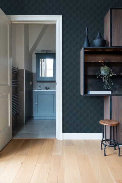 Origin Wallcoverings Tapete 3D Muster Dunkelblau - 50 x 900 cm - 347992