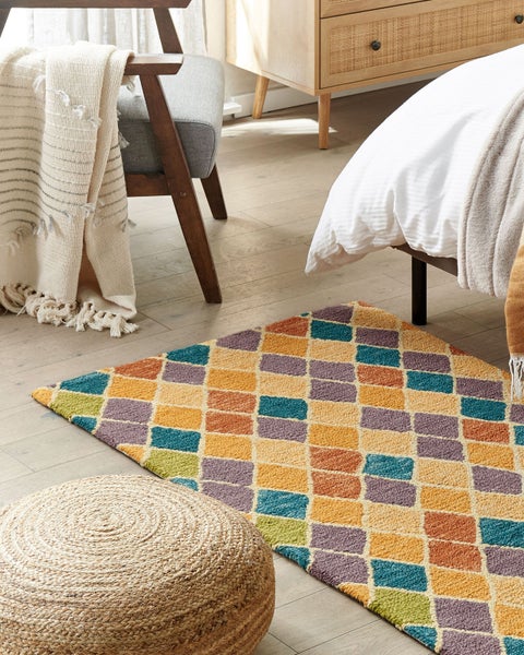 Teppich KESKIN Bunt 80 x 150 cm Wolle