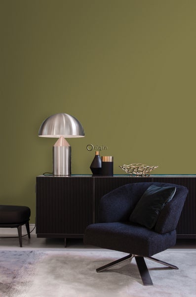 Origin Wallcoverings Tapete Uni Ockergelb - 53 cm x 10.05 m - 346905