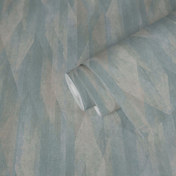 Dekorative Keramikvase mit Rillenmuster