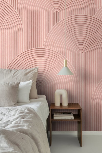 Origin Wallcoverings Fototapete 3D-Muster Rosa - 2.5 x 2.79 m - 357329