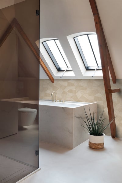 Origin Wallcoverings Tapete 3D-Muster Sandbraun - 53 cm x 10.05 m - 347983