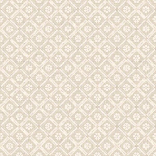 Borastapeter Tapete Fliesenmuster Beige - 53 cm x 10.05 m - 660579