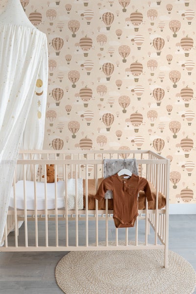 ESTAhome Tapete Luftballons Terrakotta - 50 x 900 cm - 131346