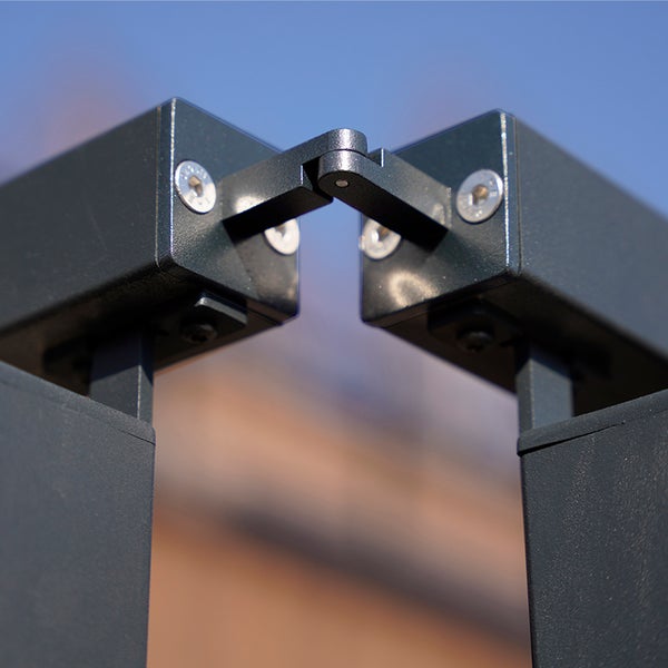 LYNEA - Eckset für Geländer aus Aluminium