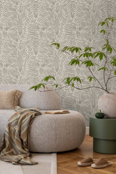 Sanders und Sanders Tapete Zebras Grau - 53 cm x 10 m - 640517