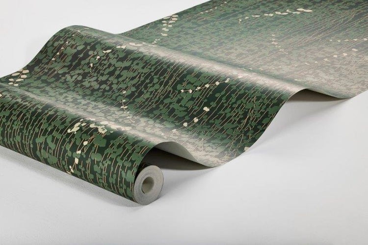 Tapetenrolle mit Blättermuster