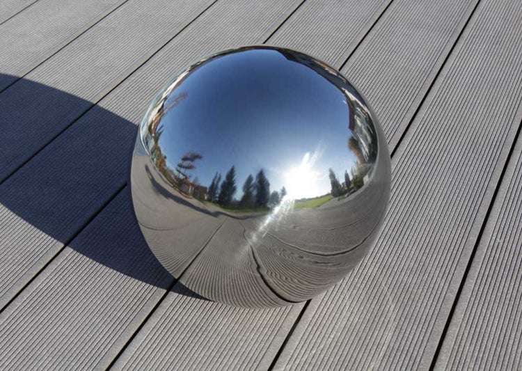 Edelstahlkugel Gartenkugel Dekokugel SferaInox 38cm glossy 10801