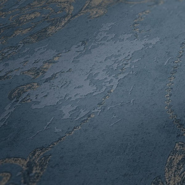 Nahaufnahme einer strukturierten Tapete mit Muster