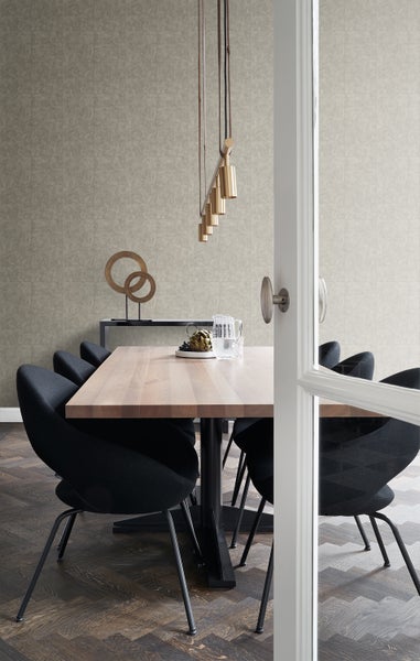Origin Wallcoverings Tapete Stein-Optik Taupe - 53 cm x 10.05 m - 347410