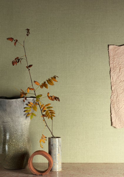 Masureel Tapete Uni Grün - 53 cm x 10.05 m - 630685