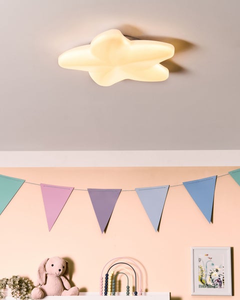 LED Deckenlampe Seestern SURNA mit Dimmer Weiß