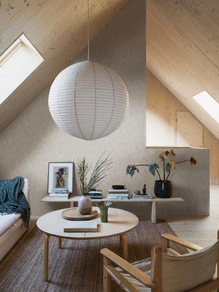 Rolle Tapete mit Blattmuster