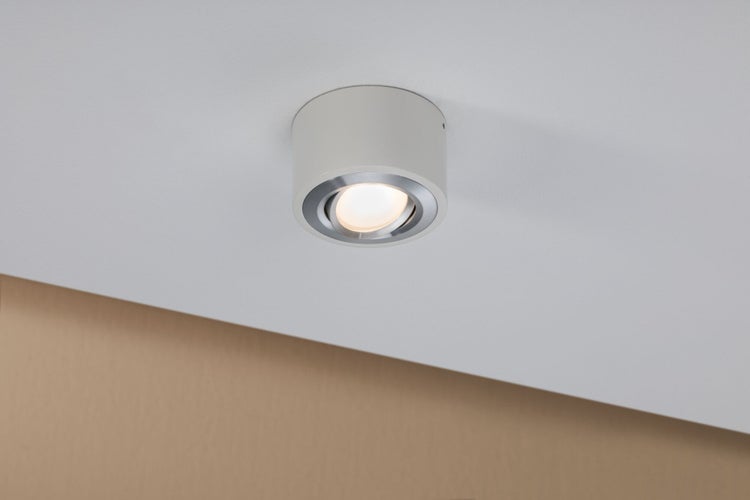 LED Deckenleuchte 3-Step-Dim Argun 3000K 280lm 230V 4,8W dimmbar Weiß, Alu gebürstet