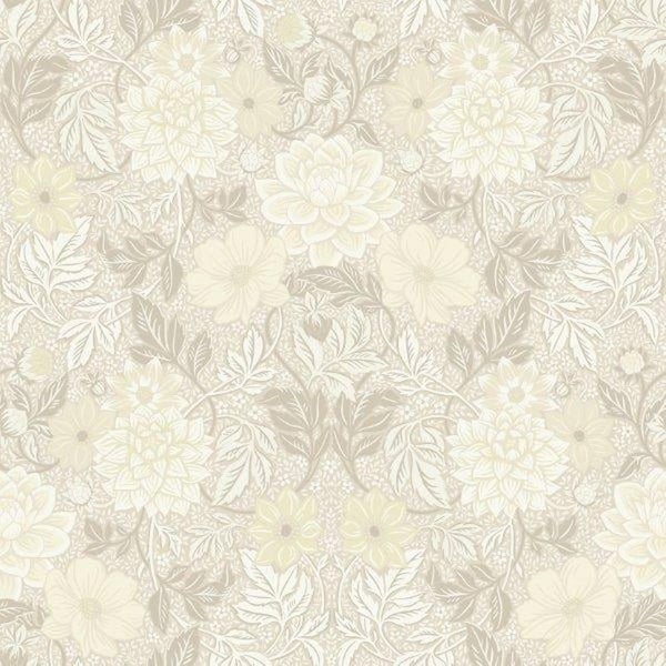 Borastapeter Tapete Blumenmuster im Jugendstil Beige - 53 cm x 10.05 m - 660401