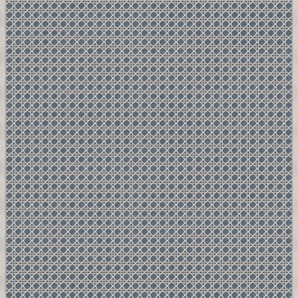 Sanders und Sanders Tapete Karomuster Dunkelblau - 53 cm x 10 m - 640514
