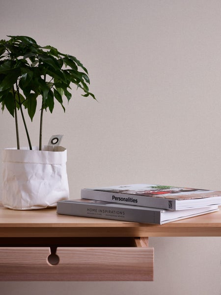 A.S. Création Tapete Uni Beige und Braun - 53 cm x 10.05 m - AS-389253