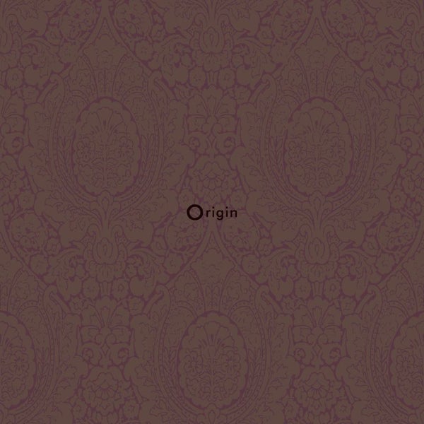 Origin Wallcoverings Tapete Ornamente Dunkelviolett - 53 cm x 10,05 m - 345435