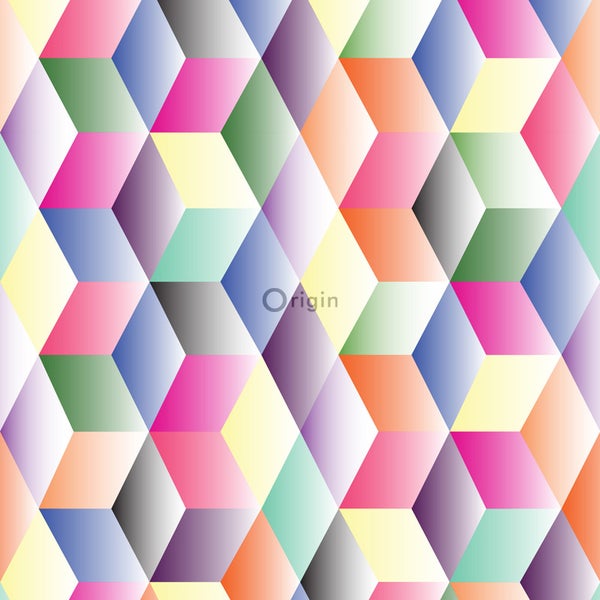 Origin Wallcoverings XXL-Vliestapete grafisches Muster Mehrfarbig - 50 x 900 cm - 357206