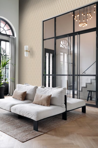 Origin Wallcoverings Tapete 3D Muster Beige - 50 x 900 cm - 348030