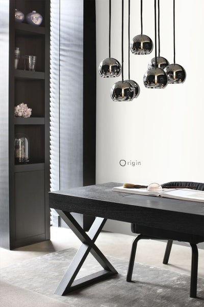 Origin Wallcoverings Tapete grafische Linien Weiß - 53 cm x 10.05 m - 347746