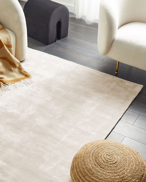 Teppich GESI II Hellbeige 160 x 230 cm Viskose