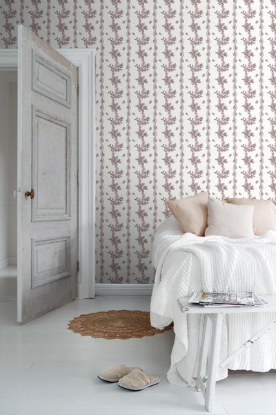 Duro Tapete Blumen Rot - 53 cm x 10.05 m - 661173