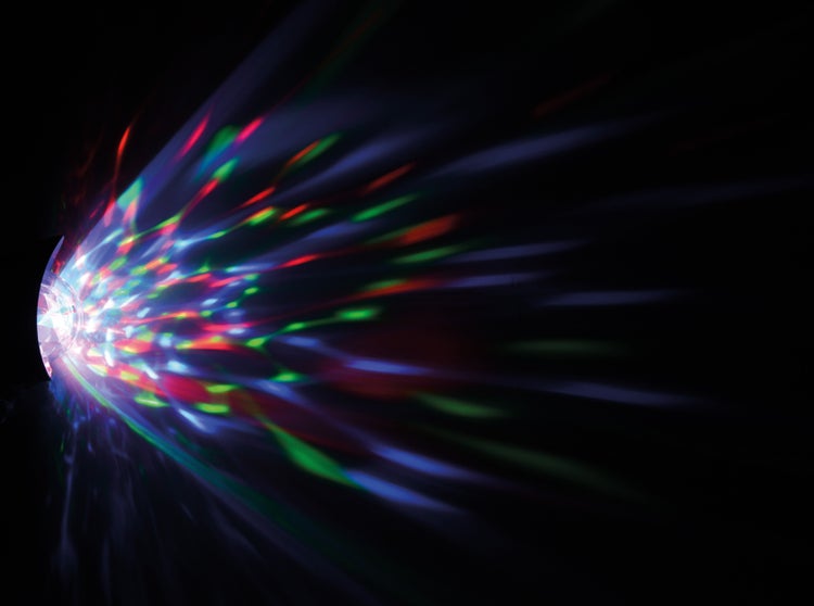 LED Außenstrahler Spotlight , für Außen, Erdspieß aus  Kunststoff, bunt, mit integrierter LED