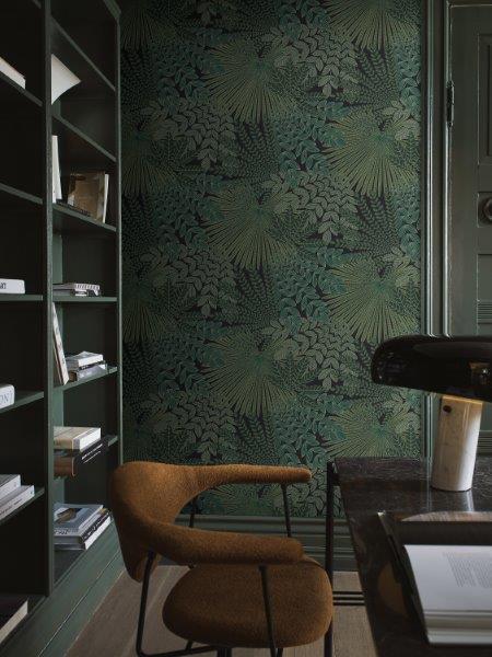 Rolle Tapete mit botanischem Muster