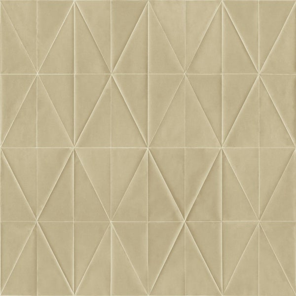 Origin Wallcoverings Tapete Origami-Muster Beige - 53 cm x 10.05 m - 347857
