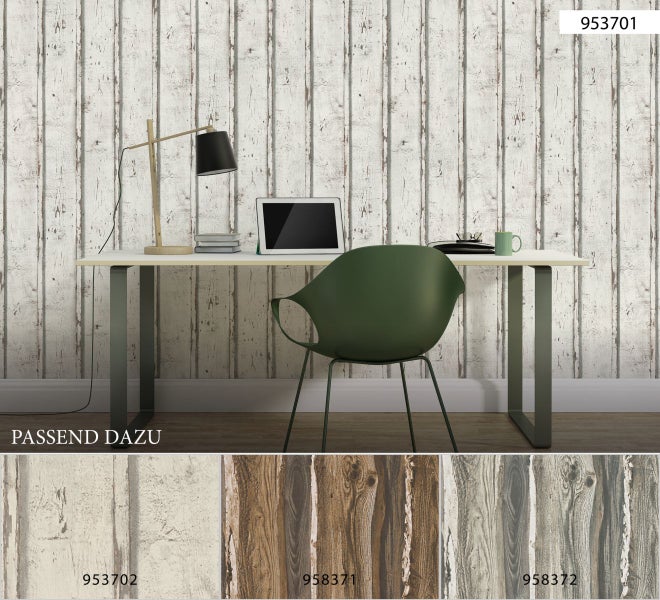 Schlafzimmer mit Bett, Nachttisch und gemustertem Teppich