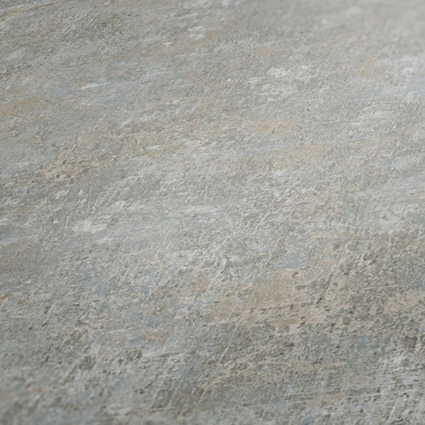 Tapete mit Steinmuster in einem Badezimmerambiente