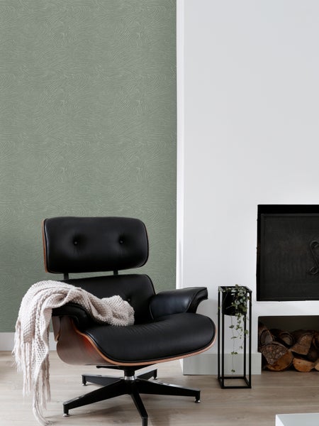 ESTAhome Tapete 3d Wellenförmige Linien Mintgrün - 50 x 900 cm - 139663