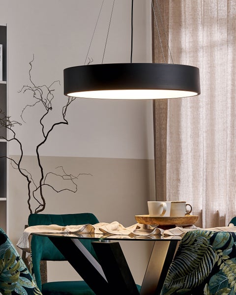 LED Hängeleuchte BALILI Metall Schwarz