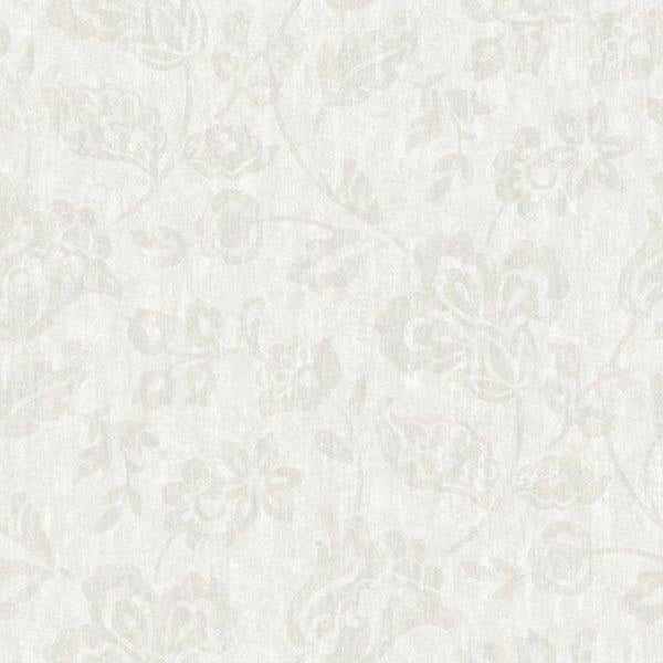 Borastapeter Tapete Blumen Hellbeige - 53 cm x 11.2 m - 660135