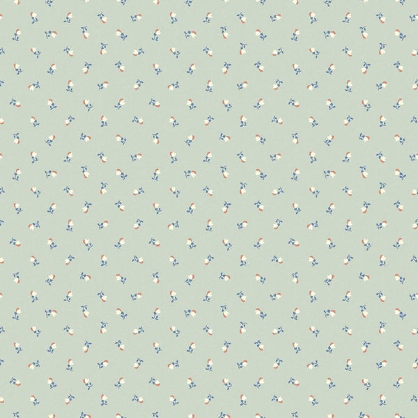 Borastapeter Tapete Blumen Grün - 53 cm x 10.05 m - 662633