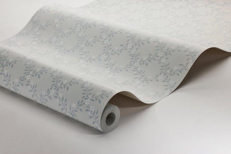 Borastapeter Tapete Blumen Grau - 53 cm x 10.05 m - 660921