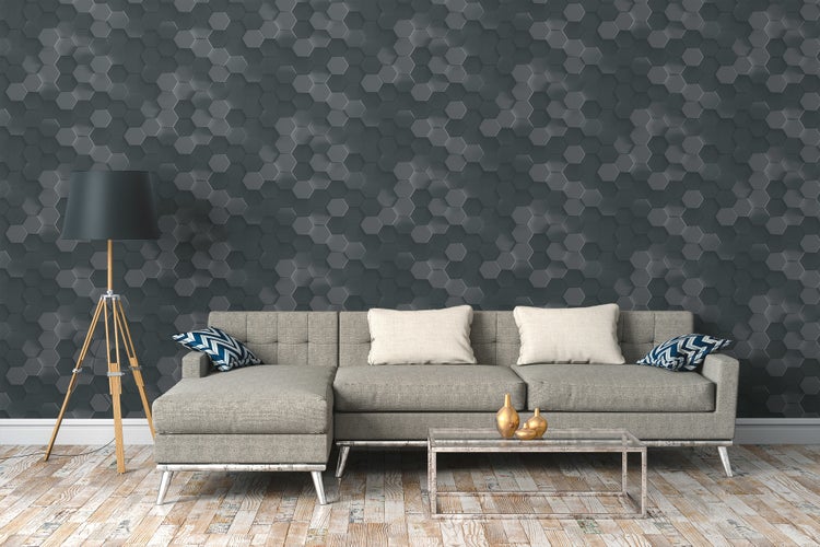 Abstrakte Tapete mit geometrischem Muster