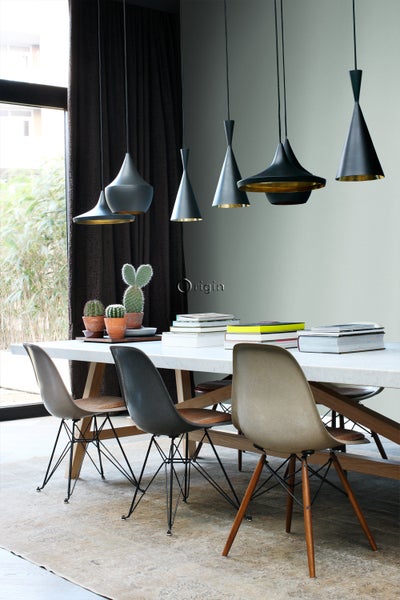 Origin Wallcoverings Tapete Metall-Optik Lagunengrün - 53 cm x 10.05 m - 347601