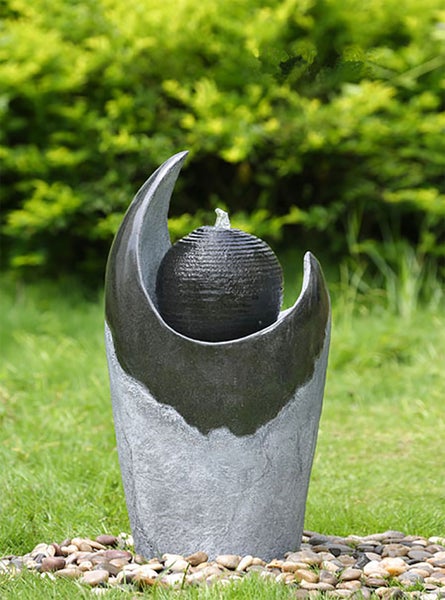 Gartenbrunnen Springbrunnen Brunnen FoSferico für Aussen + Innen 70cm 10558