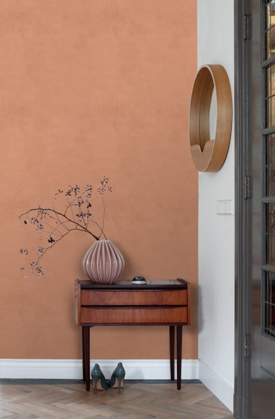 Origin Wallcoverings Tapete Betonoptik Orange - 50 x 900 cm - 348065