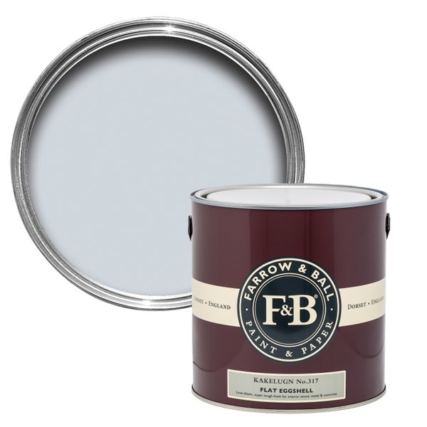 Farbdose mit geöffnetem Deckel der Marke Farrow and Ball
