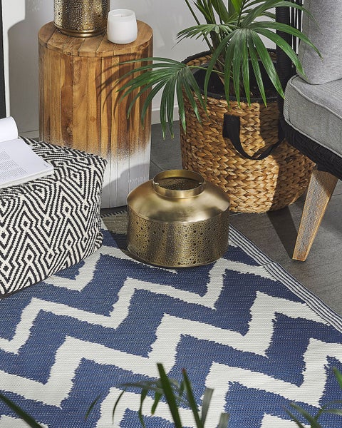 Outdoorteppich SIRSA Marineblau 120 x 180 cm