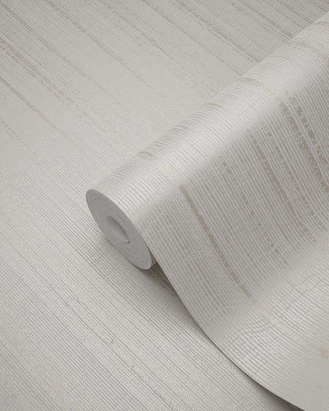 Origin Wallcoverings Tapete feine unregelmäßige Streifen mit Sandstruktur Beige - 53 cm x 10.05 m - 345949