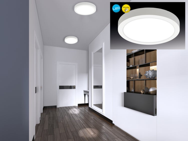 LED Aufbaupanel dimmbar DIMPLEX D: 30 cm